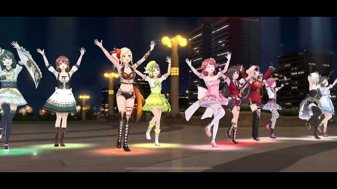 [LLSIFAS] Eien no Isshun MV: Nijigaku (TOKIMEKI Runners) - YouTube