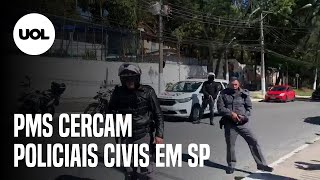 PMs cercam policiais civis e dizem  "tão matando a gente" screenshot 2