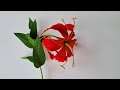 How To Make Gloriosa Lily Paper Flower / Paper Flower / Góc nhỏ Handmade