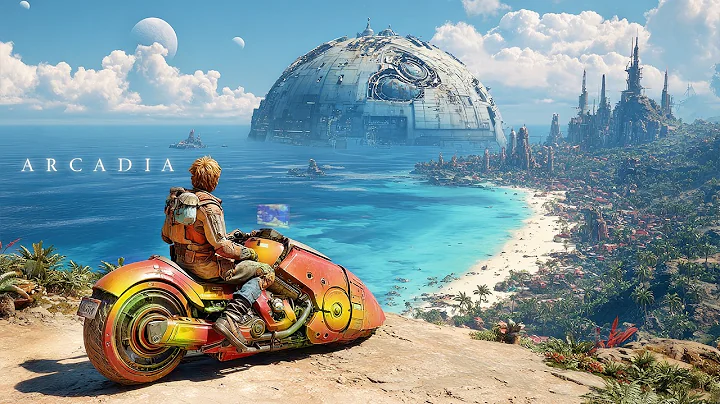 Arcadia: Beautiful Sci Fi Ambient Music 🎧🌊 for a Hopepunk Mythical Destination (4Hz Binaural Beats)