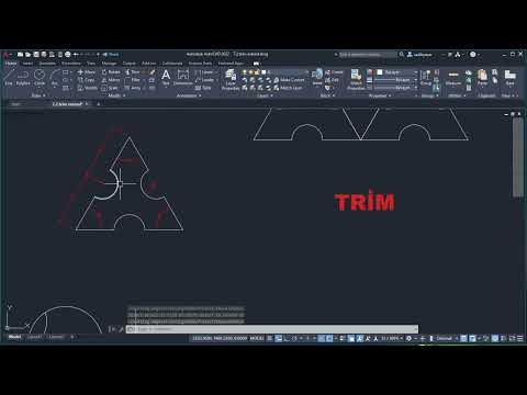 AutoCAD trim extend
