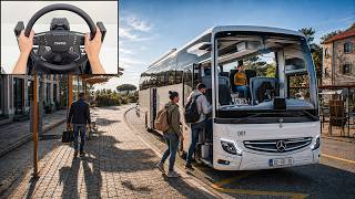 NEW Bus Simulator 27 | Steering Wheel Gameplay screenshot 2