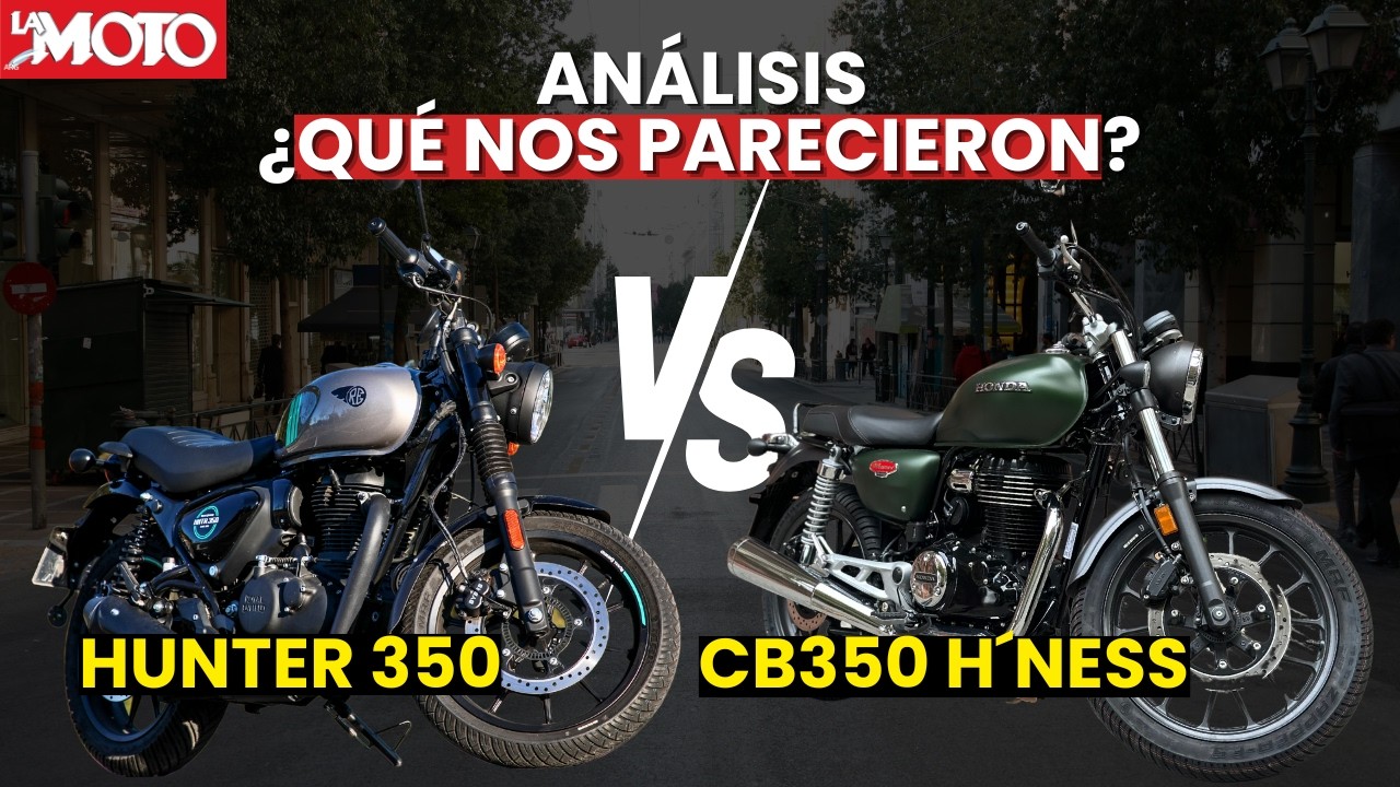 COMPARATIVA | Honda CB350 HNESS vs Royal Enfield HUNTER 350 🤔