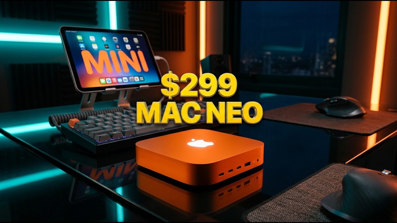 Apple's $299 Killing Blow: The Mac Mini Neo Leak & The RAM Crisis