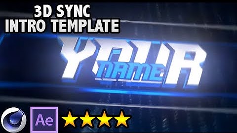 FREE After Effects & Cinema 4D SYNC 3D Intro Template | FREE 3D Intro #94