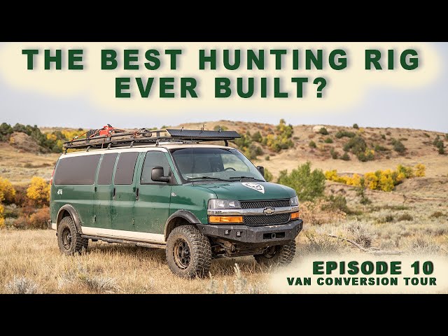 THE BEST HUNTING RIG EVER BUILT??? - VAN CONVERSION - Episode 10 - Full Van Tour class=