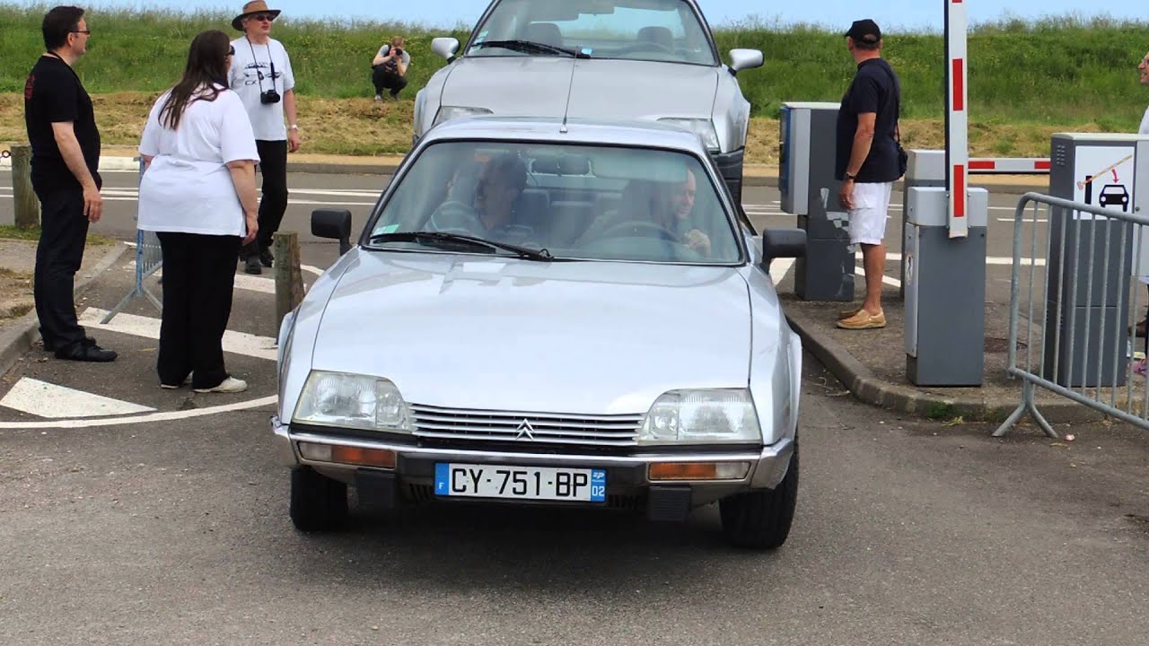 Arrivée d une Citroen CX Leader sur une Citroen CX plateau ( part 1) www.passion-citroen.com