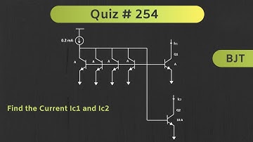 BJT - Current Mirror Solved Example | Quiz # 254