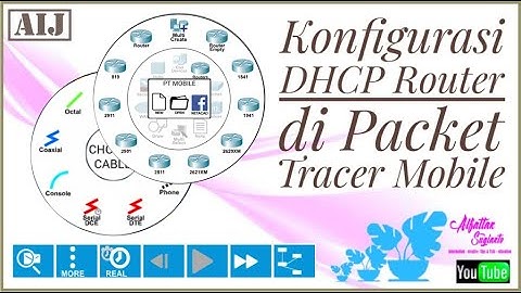 Konfigurasi Router DHCP Di Cisco Packet Tracer Mobile dengan Basis CLI Command Line Interface