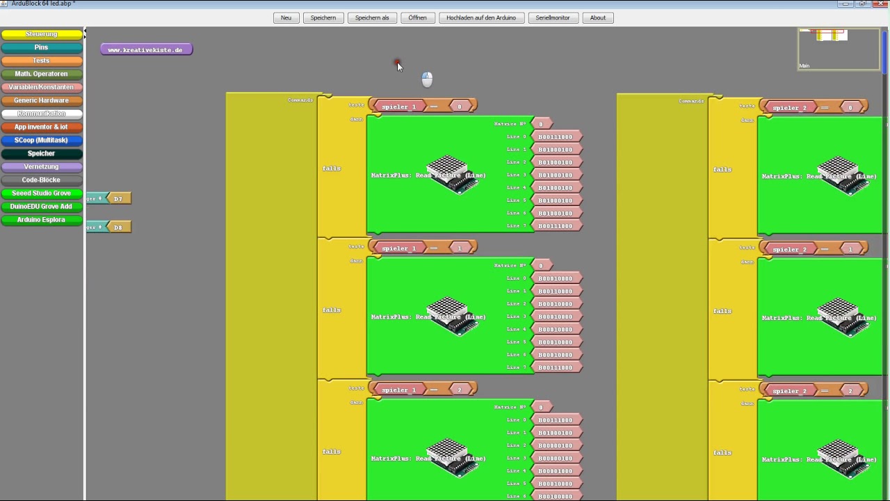 Spielstandazeige mit Arduino und Ardublock selber bauen - YouTube