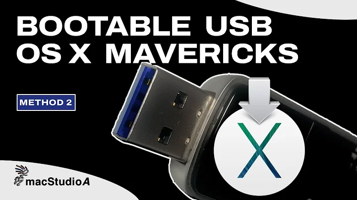 Bootable USB Mac Mavericks METHOD 2
