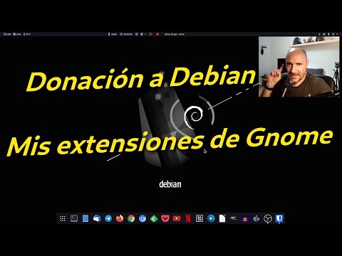 Mi donación a Debian. Las extensiones que tengo instaladas en Debian 11. Instalación y explicación.