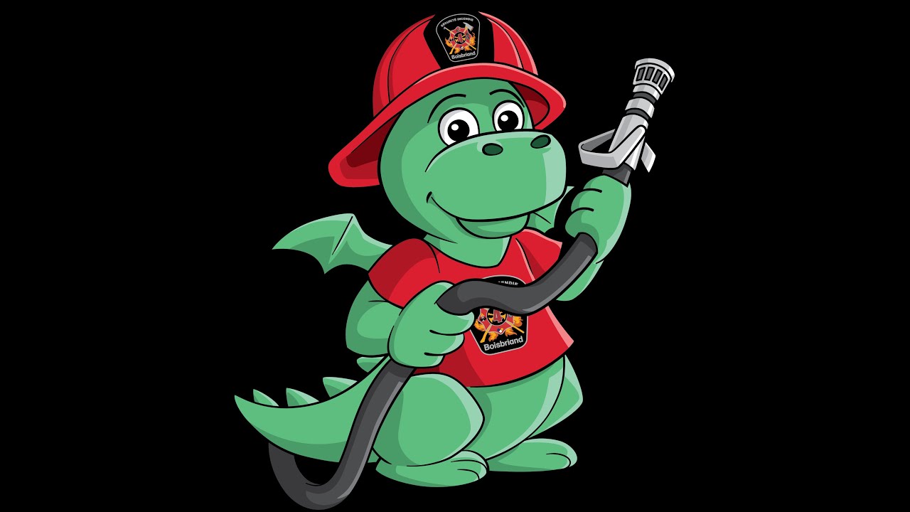 Accueil de Grizou au Service de sécurité incendie de Boisbriand