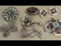 Серебряная брошь с ирисовым стеклом и другие удачные находки блошиного рынка и секонд-хенда.