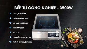 Bếp từ công nghiệp 3500w phương gia #beptu #3500w
