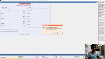 auto backup configuration in busy software
