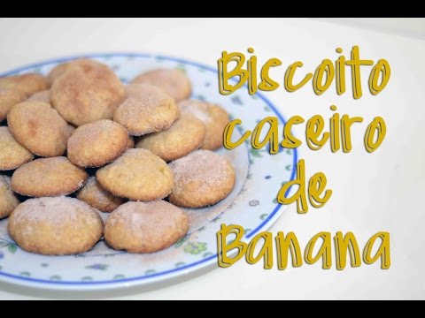 Vídeo: Como Fazer Biscoitos De Banana Em Casa