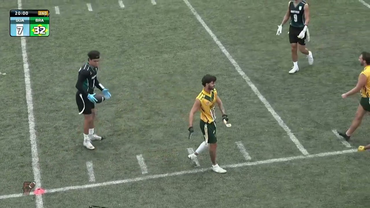 GUATEMALA X BRAZIL   MENS IFAF AMERICAS FLAG FOOTBALL 2025   Game Highlights