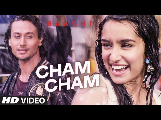 Cham Cham Video  BAAGHI | Tiger Shroff, Shraddha Kapoor | Meet Bros, Monali Thakur | Sabbir Khan class=