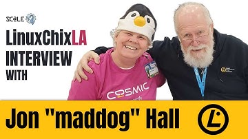 Jill and the LinuxChixLA Interview Jon "maddog" Hall at SCaLE