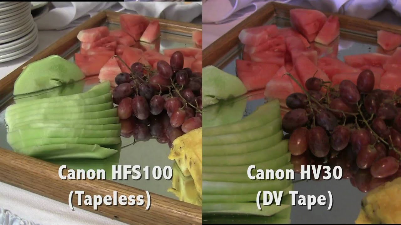 Test Footage - Canon Vixia HV30 vs HFS100