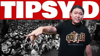 TIPSY D | BEST BARS OF ALL TIME | FLIPTOP | SUBTITLES + ANALYSIS #fliptop #tipsyd #pinoyrap