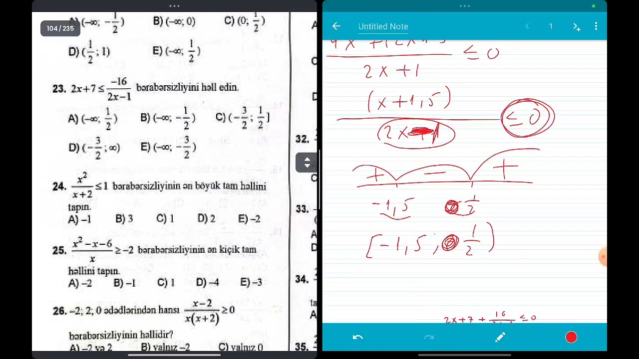 2025 toplu bərabərsizliklər 4cü bölmə izahı 