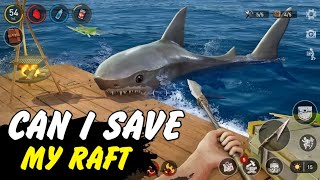 SHARK ATTACK ON MY RAFT | RAFT SURVIVAL SIMULATOR screenshot 3