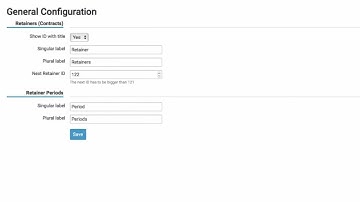 Retainer Settings - Accelo