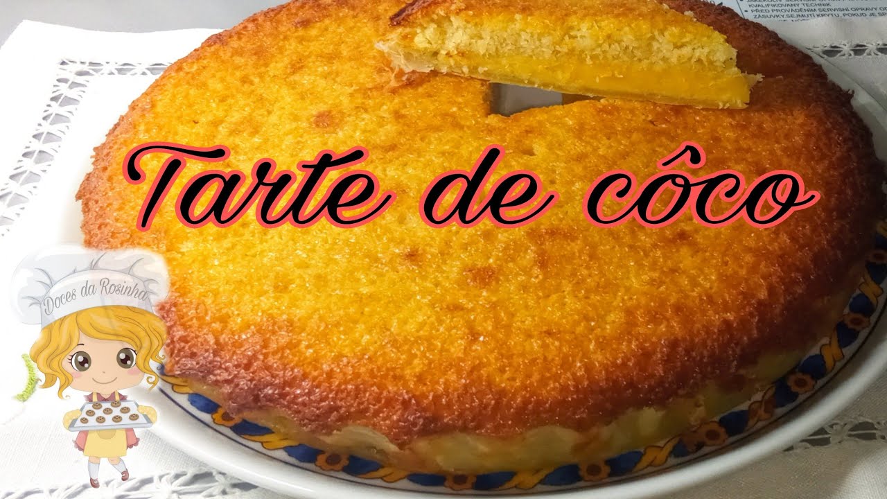 TARTE DE CÔCO| LEITE DE CÔCO CONDENSADO🌹