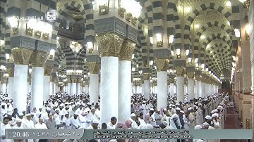 صلاة العشاء للشيخ حسين آل الشيخ اليوم الثلاثاء 1438/8/20- المسجد النبوي - أواخر سورة الواقعة