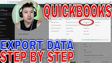 ✅  How To Export Download Data In QuickBooks Online 🔴