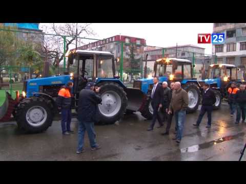 აჭარის საავტომობილო გზების დეპარტამენტმა ახალი ტექნიკა შეიძინა