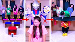 Family Games Box Jumping Challenge Get Attacked By Bubbles丨बकस जमप चनत