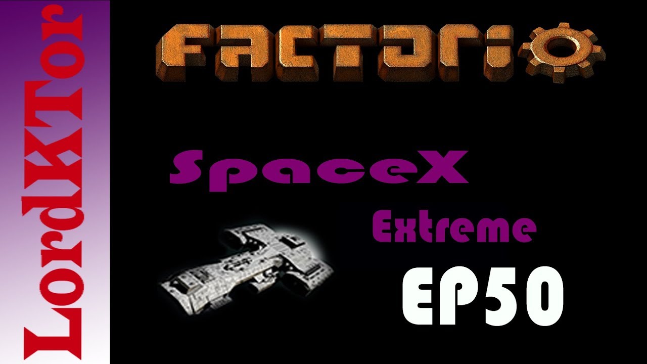 Factorio SpaceX Extreme EP50: Mining Productivity Research