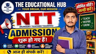 NTT Course Admission Open 2026 | 100% Placement Support | Apply Now | THE EDUCATIONAL HUB|