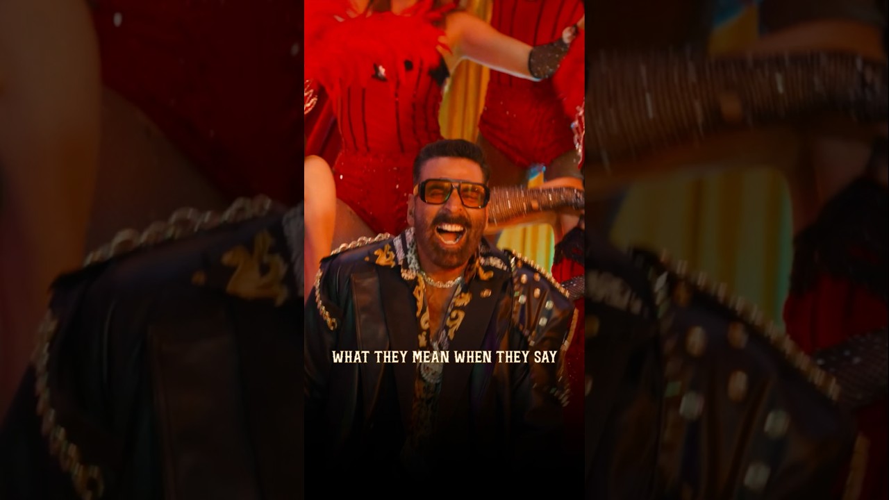 The real definition of a "PAISA vasool gaana" 💸🔥#WelcomeToTheJungle in cinemas now.
