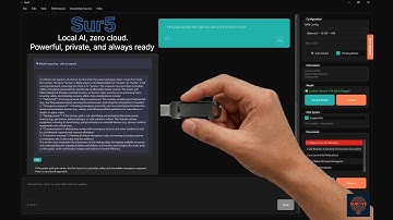 Sur5 Demo: Plug-and-Play USB-A/C Offline Edge-AI USB (No Cloud, Local LLMs)