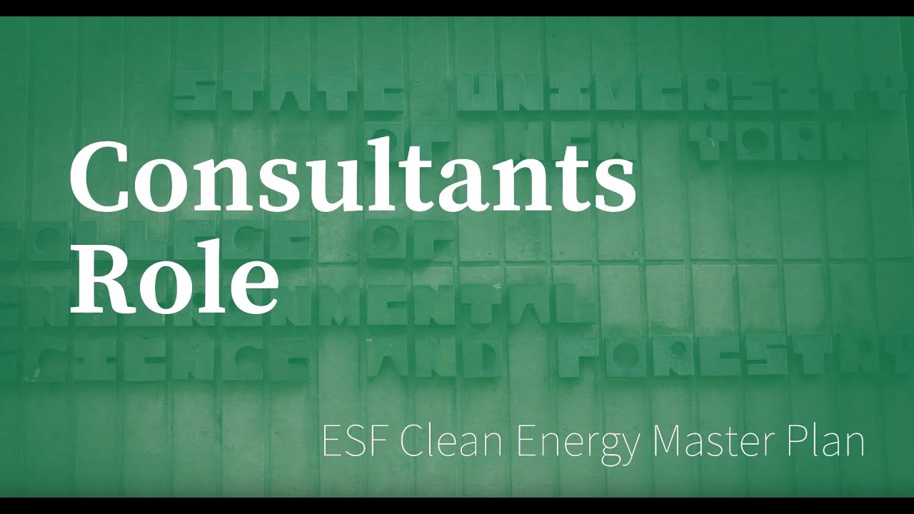 ESF Clean Energy Master Plan Module 2 - Consultants