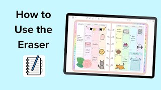 How to use the eraser | Penly app tutorial