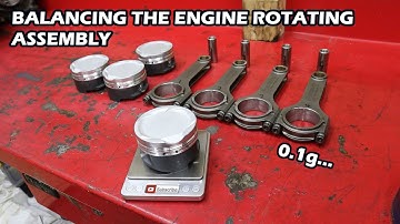 BALANCING THE ENGINE ROTATING ASSEMBLY!!  // 1.8T Stroker Engine Build