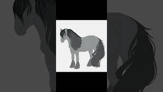 Horse #4 - Digital Art Ko-Fi Adopt - Redesign and Recolor - FireAlpaca Time-Lapses