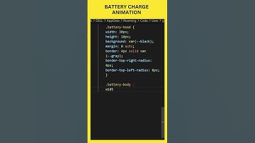Battery Charge Animation | HTML | CSS | Animation | EducateKaro.com #css #trending #educatekaro