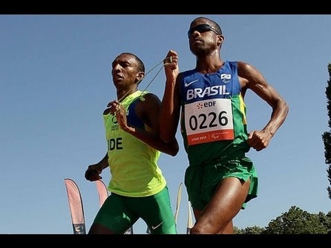 Athletics - men's 5000m T11 final - 2013 IPC Athletics World
Championships, Lyon