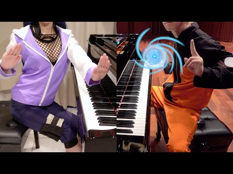 Naruto Shippuden OP Silhouette Sign Blue Bird Piano Medley Pan Piano Yomii 