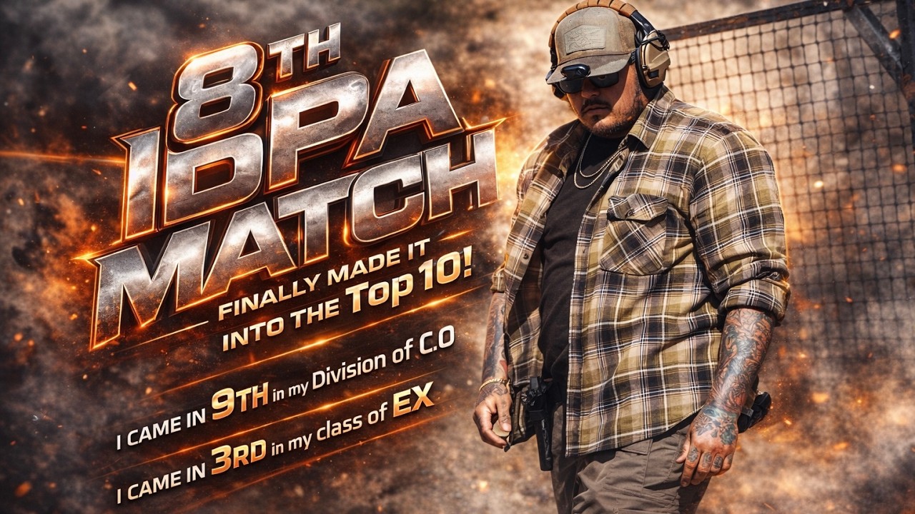 I FINALLY Made TOP 10 | IDPA Match #8 | Rockyg_inkz