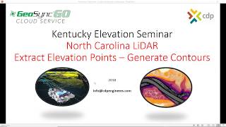 North Carolina Lidar Extract Points and Contour