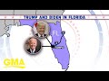 Trump, Biden hold dueling events in battleground state, Florida l GMA