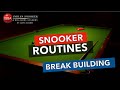 Isba snooker routines  i  break building i   sasha sammbi i  86 break i total clearance