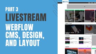 Webflow CMS, Design, and Layout | Programming Live Stream